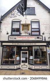 York, UK - September 26 2021:Chopping Block Restaurant And Walmgate Ale House, York