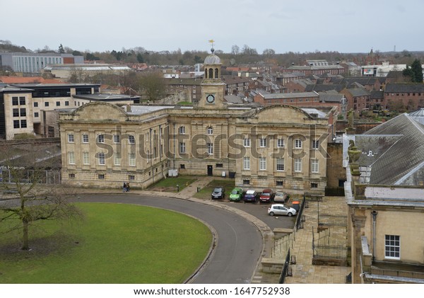 Yorkshire,\
England – February 20, 2020: York Crown Court in Yorkshire,\
Northeast England, United Kingdom,\
Europe