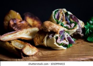 Yorkshire Pudding Beef Wrap