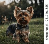 The Yorkshire Terrier, or "Yorkie," is a small but spirited dog breed known for its silky, flowing coat and confident personality. Originally bred in England for catching rats in mills, Yorkies are no