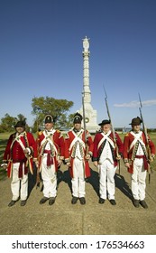 Yorktown Victory Monument In Colonial National Historical Park, Historical Triangle, Virginia.  The Statue Was Commissioned By The U.S. Congress To Commemorate The  American Revolutionary War. 