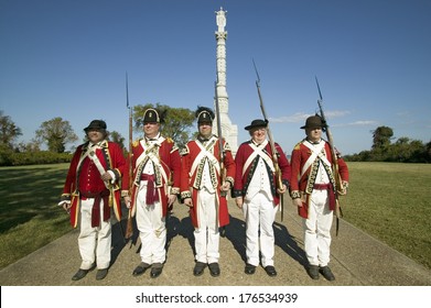 Yorktown Victory Monument In Colonial National Historical Park, Historical Triangle, Virginia.  The Statue Was Commissioned By The U.S. Congress To Commemorate The American Revolutionary War. 