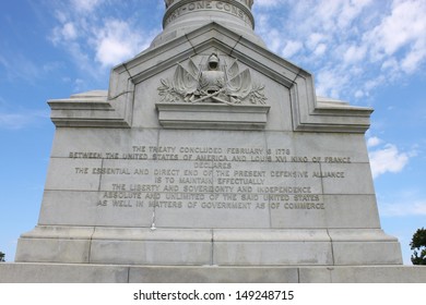 Yorktown Victory Monument In Yorktown Virginia