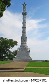 Yorktown Victory Monument In Yorktown Virginia