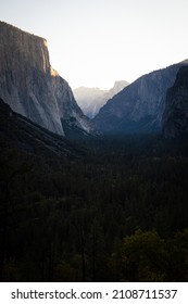 Yosemite Half Dome; Sunrise Golden Hour