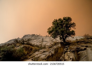Yosemite National Park During a Fire