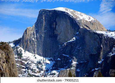 Yosemite National Park - Half Dome In Blue Cast