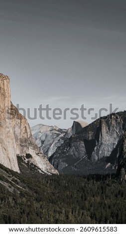 Yosemite National Park in Monochrome