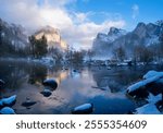 Yosemite National Park in Winter , California, USA