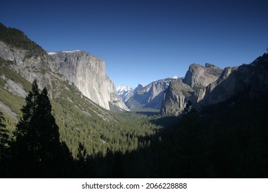 Yosemite National Park Winter Early Snow Waterfall
