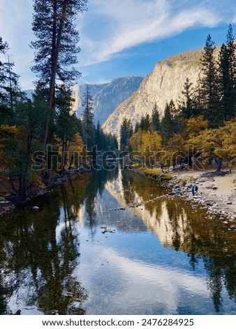 Yosemite valley in the fall