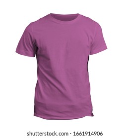 You Can Customize Almost Everything On This Luxurious Tshirt Mock Up In Royal Lilac Color To Match Your Cap Design.