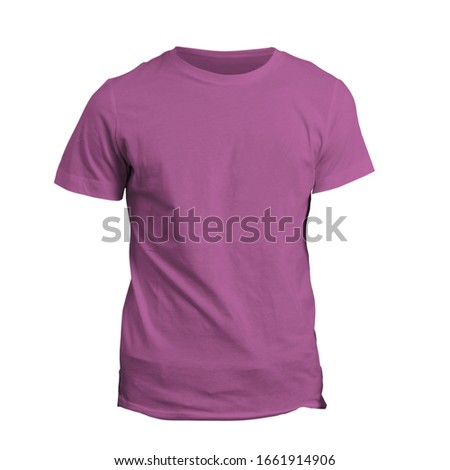 You can customize almost everything on this Luxurious Tshirt Mock Up In Royal Lilac Color to match your cap design.