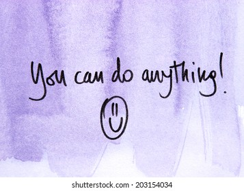 You Can Do Anything