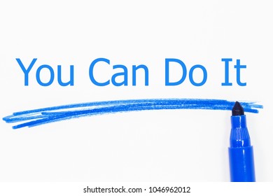 You Can Do Word Written Blue Stock Photo 1046962012 | Shutterstock