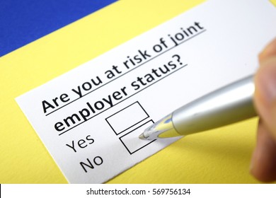 Are You At Risk Of Joint Employer Status?No