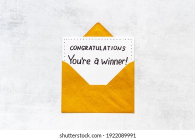 Congratulations You Win High Res Stock Images Shutterstock