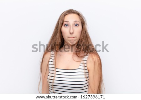 Similar – Image, Stock Photo fixed gaze. Human being