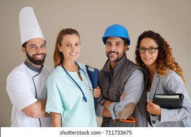 Young Adults With Different Occupations