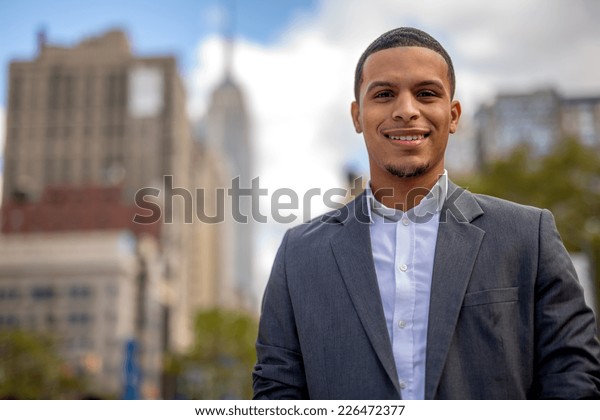 Young African American Black Latino Man Stock Photo 226472377 ...