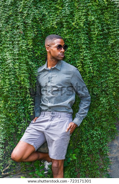 Young African American Man Short Haircut Royalty Free Stock Image