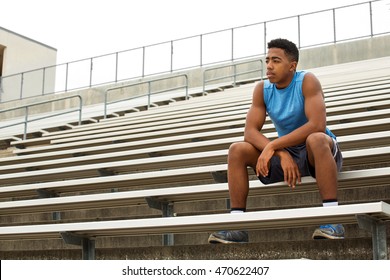 Young African American teenager contemplating his future. - Powered by Shutterstock