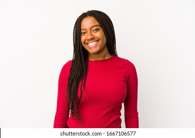 Young african american woman isolated happy, smiling and cheerful. - Powered by Shutterstock