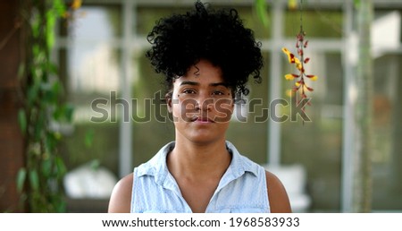 Similar – Portrait of a woman in a lake