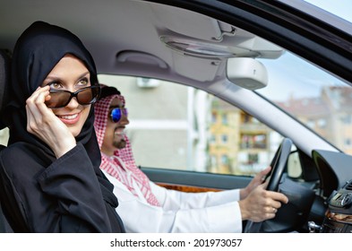 Young Arabic Couple Traveling By Car Stock Photo 201973057 | Shutterstock