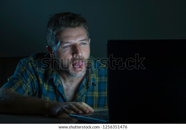 Internet Home Porn - Young Aroused Excited Sex Addict Man Stock Photo (Edit Now ...