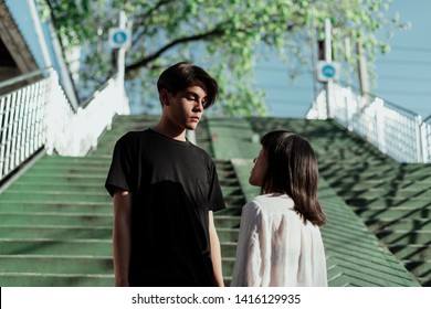 Young Asain Couple Having Relationship Difficulties