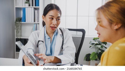 Young Asia Female Doctor White Medical Stock Photo 2168184765 ...