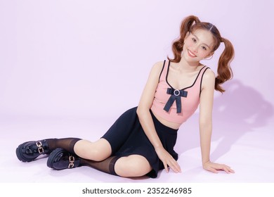 Perfect Slim Toned Young Body Girl Stock Photo 1646919808