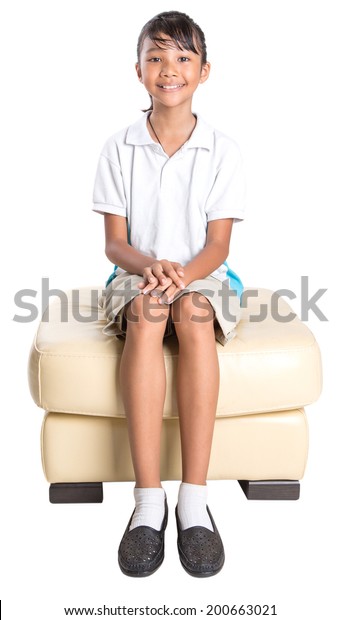 Young Asian Malay School Girl Sitting Stock Photo Edit Now 200663021