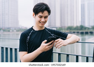 Young Asian man is resting after the practice session
 - Powered by Shutterstock