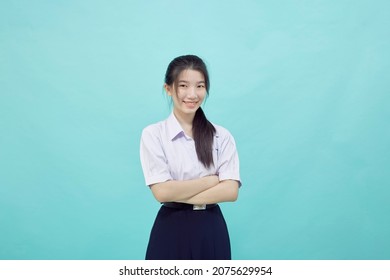 Young Asian Student Girl High School Stock Photo 2075629954 