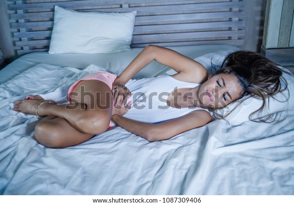 Young Asian Thai Malay Woman Lying Stock Photo Edit Now 1087309406