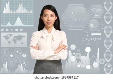 横顔 女性 アジア の写真素材 画像 写真 Shutterstock