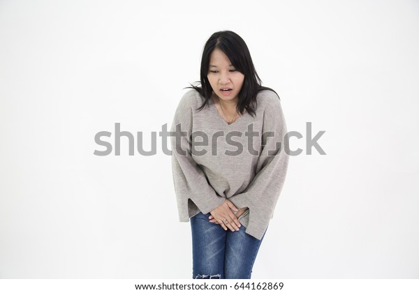 Asian Woman Pissing
