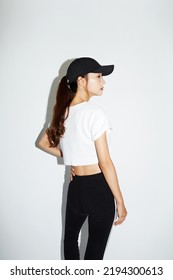 Young Asian Woman In Sporty Fashion