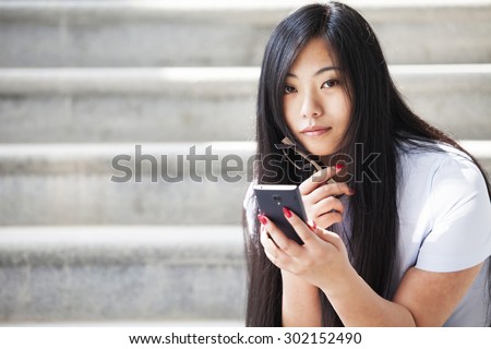 Asian women in red having sex with a black man Laurel asian market