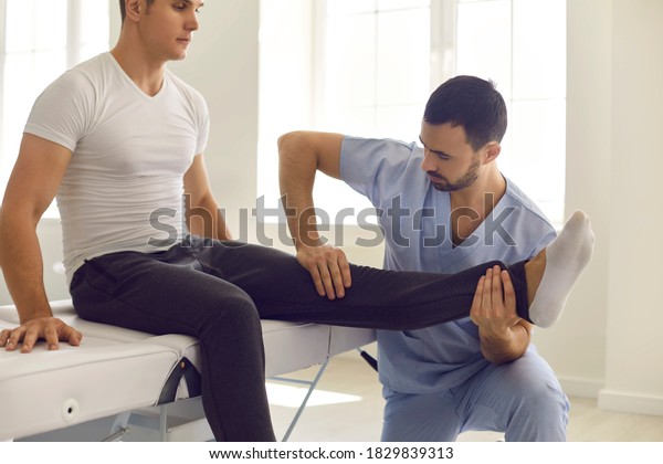 Young Athlete Getting Professional Help After Stock Photo (edit Now 