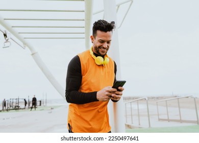 Young athlete training in the morning on the beach at the gym. outdoor. Representation of sport and healthy lifestyle concepts - Powered by Shutterstock