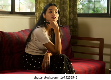 Young Asian Indian Woman Wearing Pollution Stock Photo 1668641998 ...