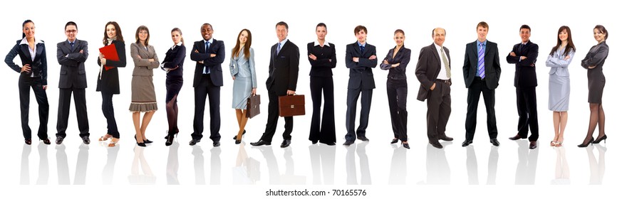 Young Attractive Business People - The Elite Business Team