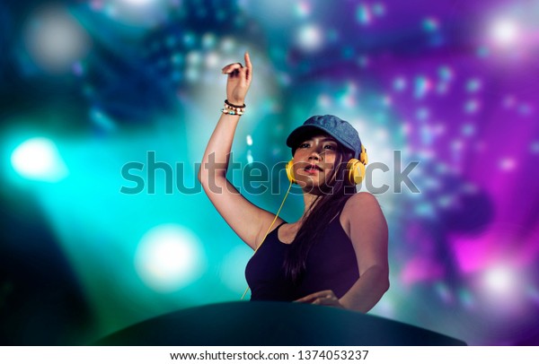 Young Attractive Cool Asian Chinese Dj Stock Photo Edit Now