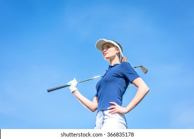 Young Attractive Girl Golf Club Stock Photo 366835178 | Shutterstock