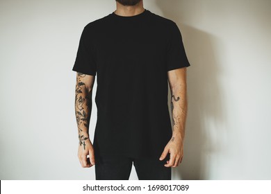 Download Black T Shirt Mock High Res Stock Images Shutterstock