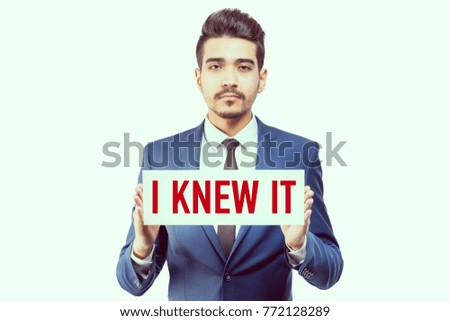 Similar – Image, Stock Photo if we knew what was coming