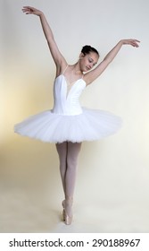 Young Ballerina White Ballet Tutu Dancing Stock Photo 290188967